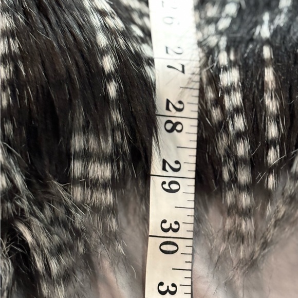 Harlow Zee faux fur black and white vest xs - Picture 11 of 11